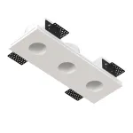 Встраиваемый потолочный гипсовый светильник QUASAR 40 TRIO SN 047 от ImperiumLoft