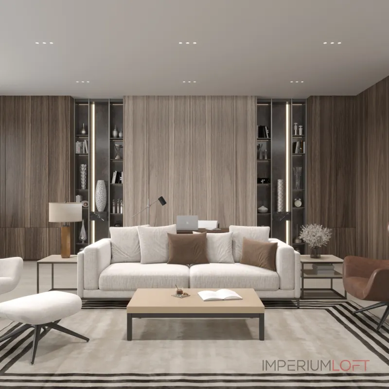 Встраиваемый потолочный гипсовый светильник QUASAR 40 TRIO SN 047 от ImperiumLoft