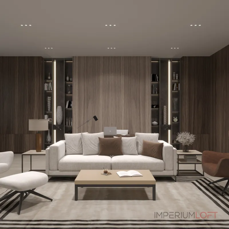 Встраиваемый потолочный гипсовый светильник QUASAR 40 TRIO SN 047 от ImperiumLoft