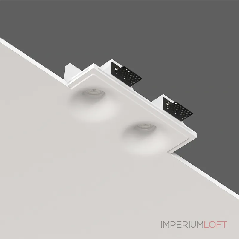 Встраиваемый потолочный гипсовый светильник ELEKTRA MINI DUO SN 049 от ImperiumLoft