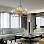 Подвесная люстра LAURA D108 Nickel