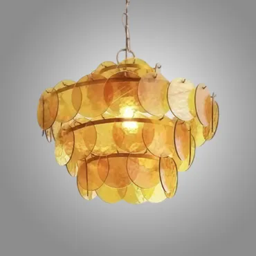 Подвесная люстра Lace Light Amber