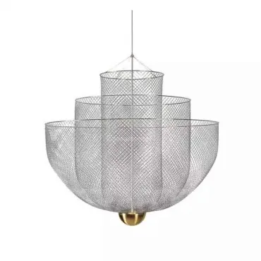 Подвесная люстра MESHMATICA D90 Silver