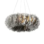 Подвесная люстра Plumage D60 Grey