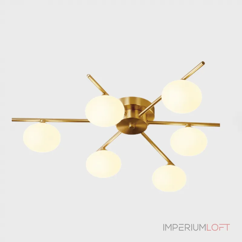 Потолочная люстра DAHLIA B L6 White Потолочная люстра DAHLIA B L6 White