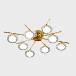 Потолочная люстра DAHLIA B L8 Transparent