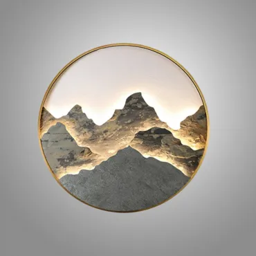 Настенный светильник DAWN D80 Brass