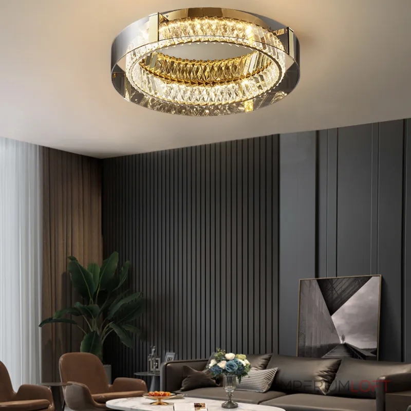 Потолочная люстра PERSEY D80 Amber Трех