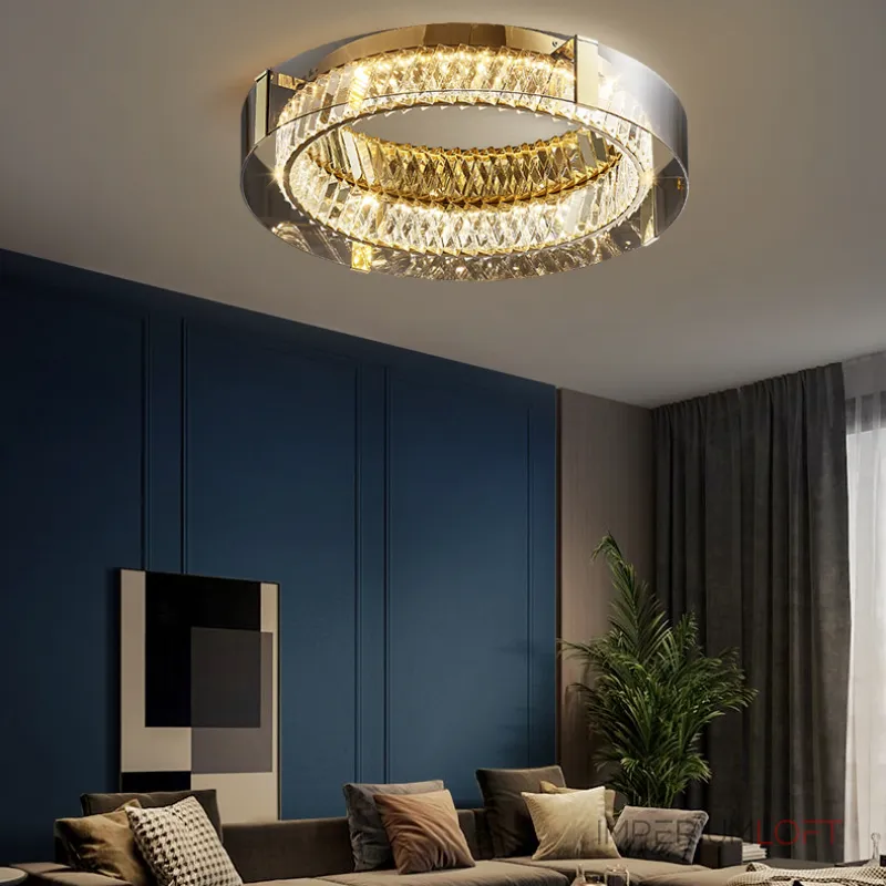 Потолочная люстра PERSEY D80 Amber Трех