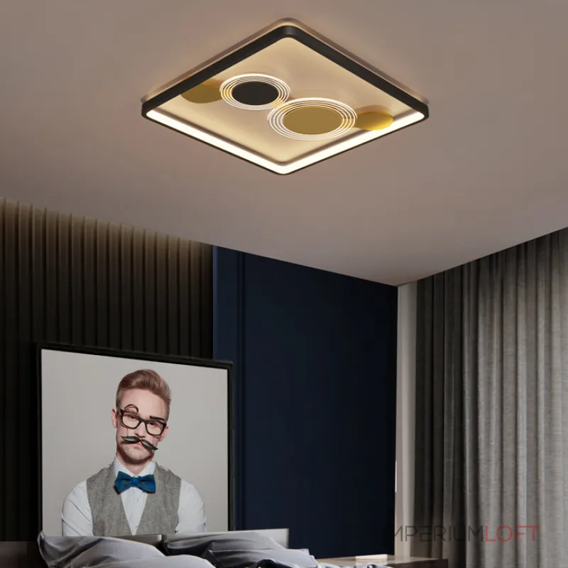 Потолочный светильник AHLET B D Black от ImperiumLoft