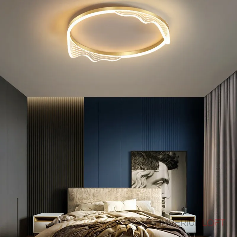 Потолочный светильник IZELIN D50 Black от ImperiumLoft