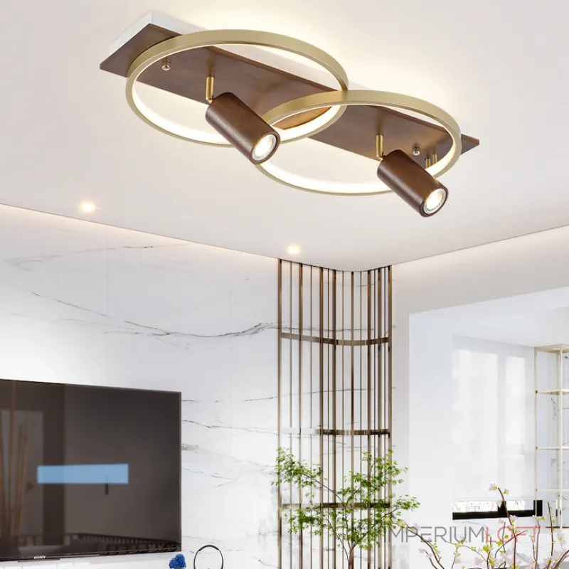 Потолочный светильник DIDRIKA L45 Dark Brown 4000К от ImperiumLoft