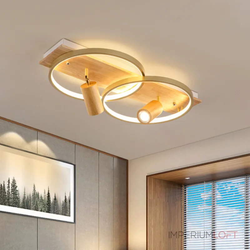 Потолочный светильник DIDRIKA L45 Dark Brown 4000К от ImperiumLoft