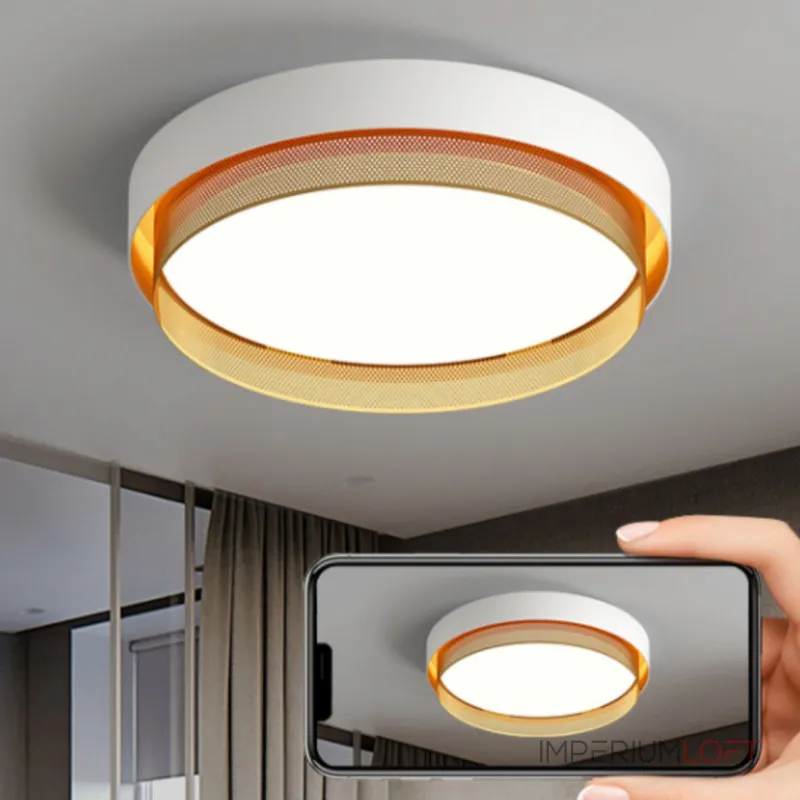 Потолочный светильник MALIA D55 White Brass 4000К от ImperiumLoft