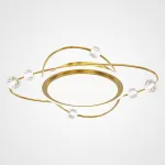 Потолочный светильник AMATIUS D105 Brass от ImperiumLoft