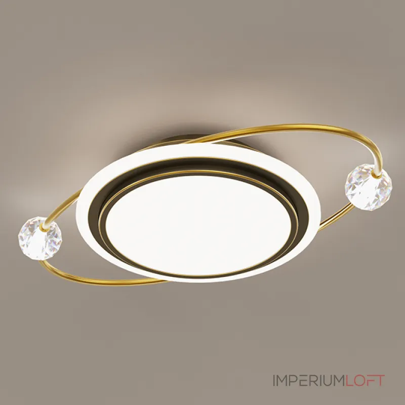 Потолочный светильник AMATIUS D50 Black от ImperiumLoft