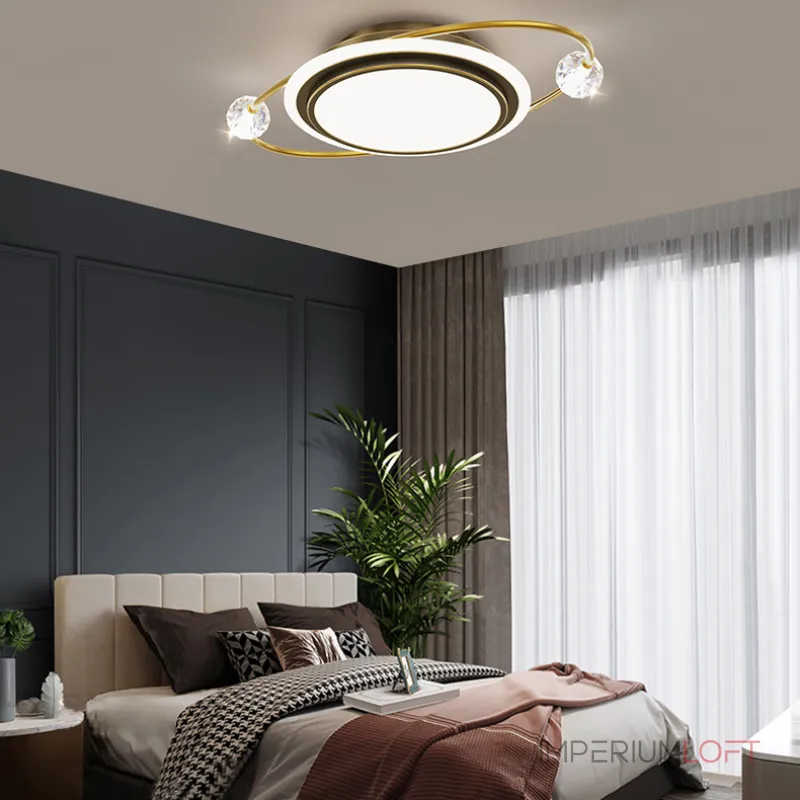 Потолочный светильник AMATIUS D50 Black от ImperiumLoft