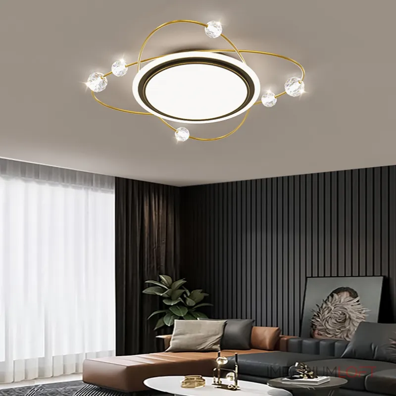 Потолочный светильник AMATIUS D50 Black от ImperiumLoft