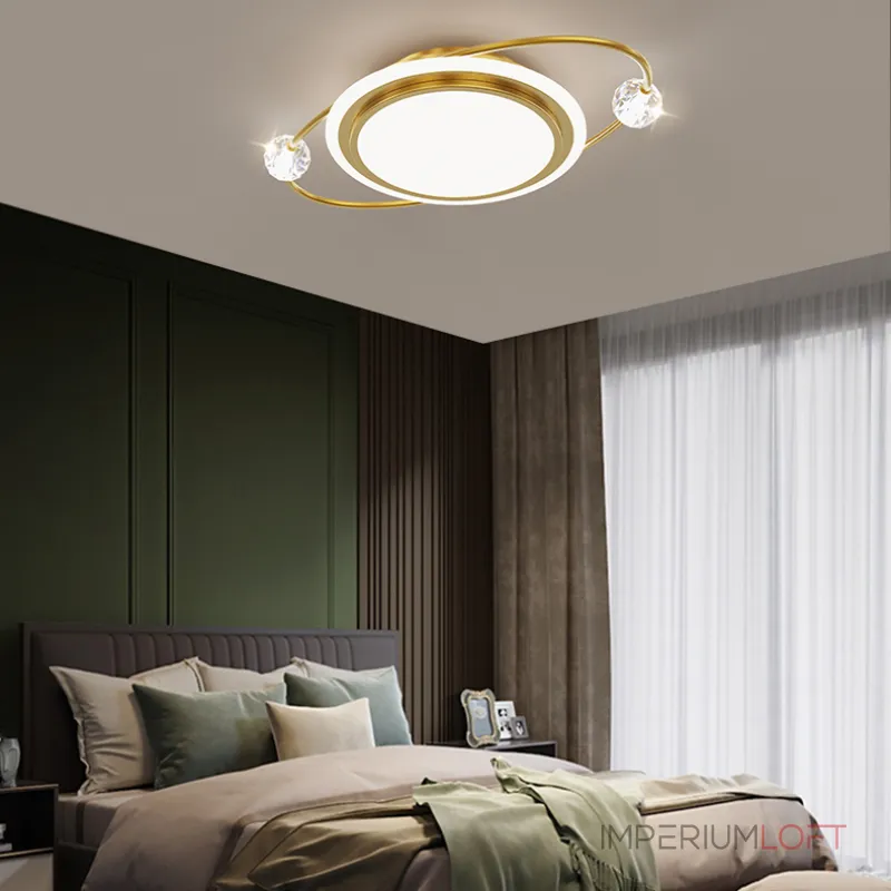 Потолочный светильник AMATIUS D50 Black от ImperiumLoft