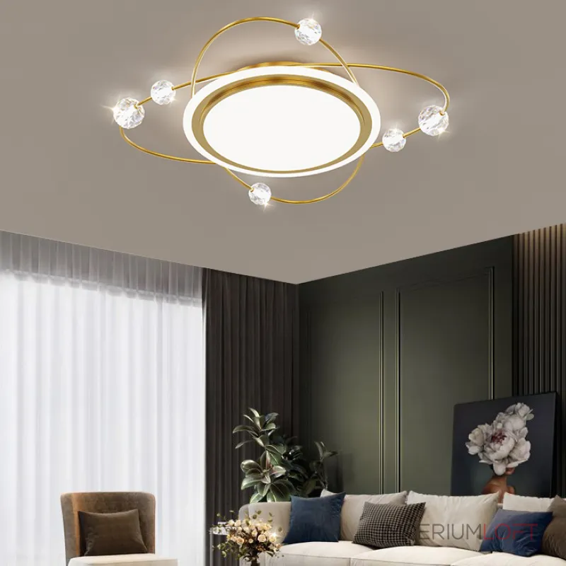 Потолочный светильник AMATIUS D50 Black от ImperiumLoft