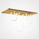 Потолочная люстра HILARY B L120 Brass