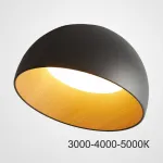 Потолочный светильник BARA A D35 Black Трехцветный свет от ImperiumLoft