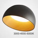 Потолочный светильник BARA A D50 Black Трехцветный свет от ImperiumLoft