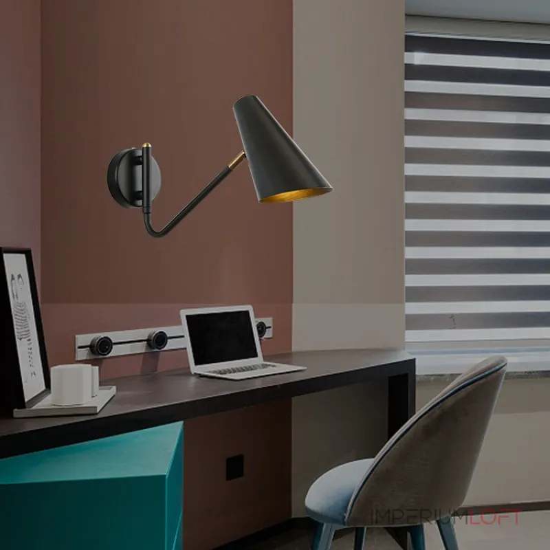 Настенный светильник NATI Black от ImperiumLoft