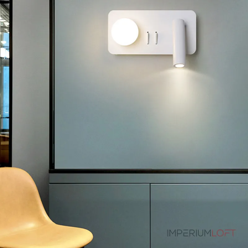 Настенный светильник SNOTRA WALL A Right 3000К от ImperiumLoft