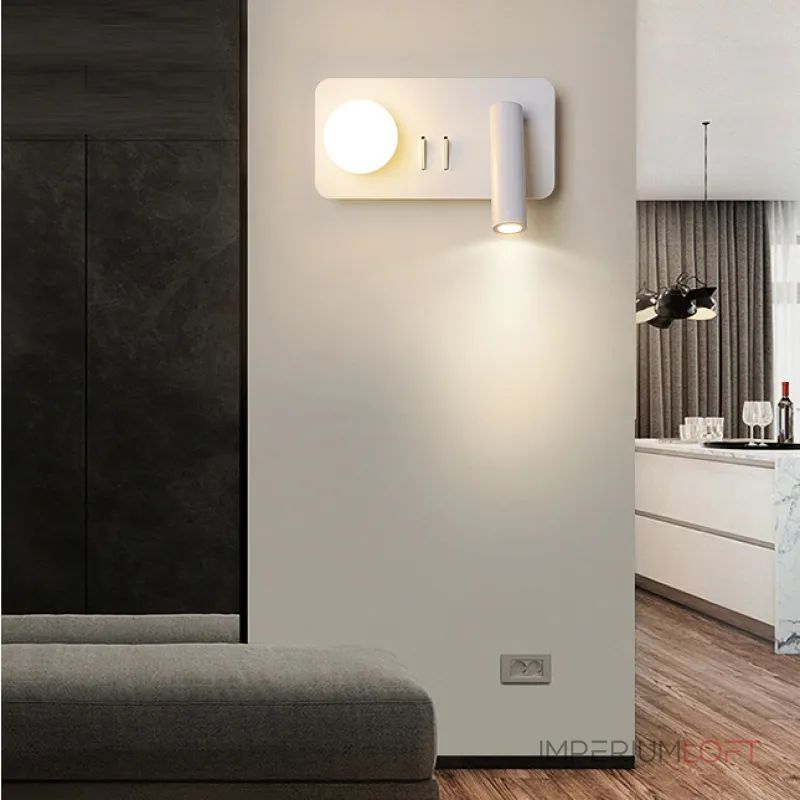 Настенный светильник SNOTRA WALL A Right 3000К от ImperiumLoft