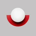 Настенный светильник ORSA Red от ImperiumLoft