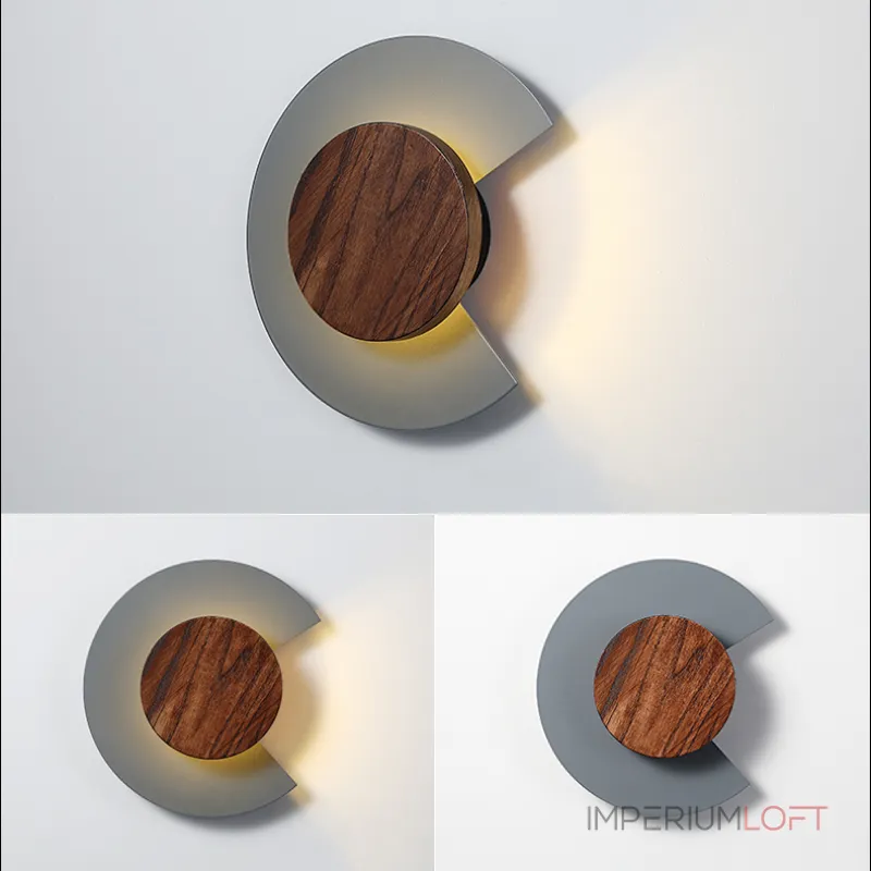 Настенный светильник COOKIE Dark Brown Grey 3000К от ImperiumLoft Настенный светильник COOKIE Dark Brown Grey 3000К от ImperiumLoft