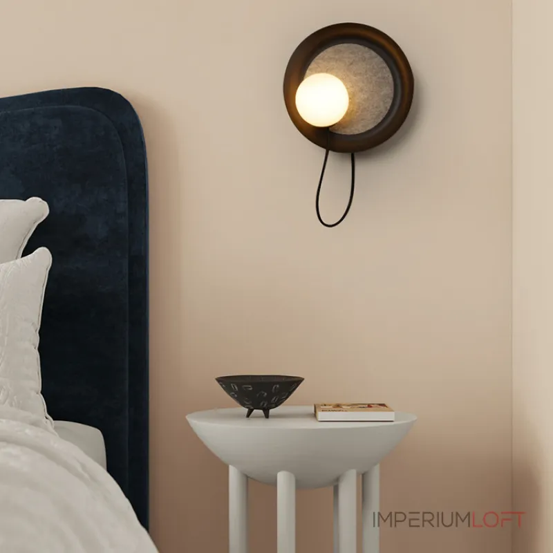 Настенный светильник MARGOTT WALL D35 Black от ImperiumLoft