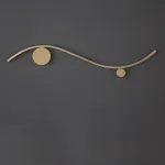 Настенный светильник TEMP L80 Brass от ImperiumLoft