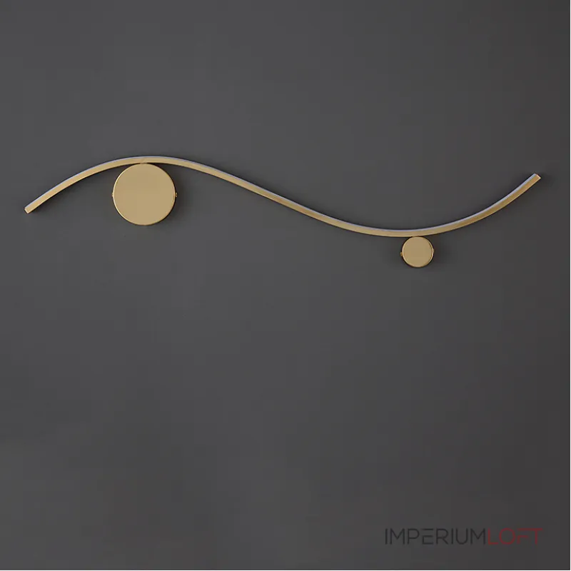 Настенный светильник TEMP L80 Brass от ImperiumLoft