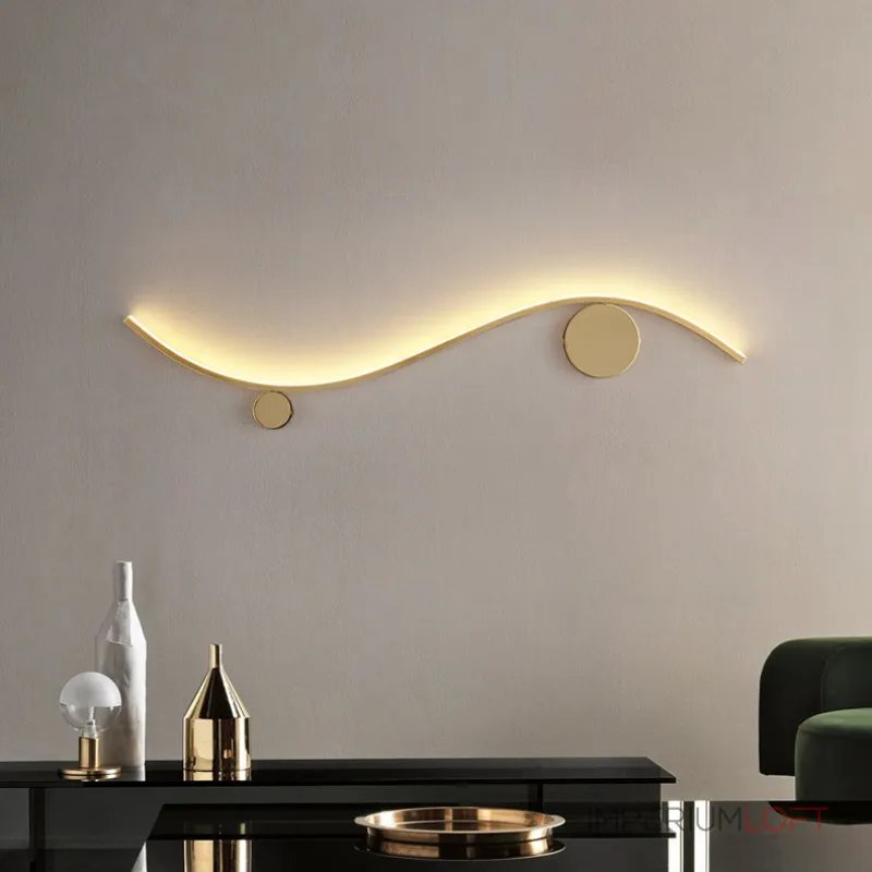 Настенный светильник TEMP L100 Black от ImperiumLoft