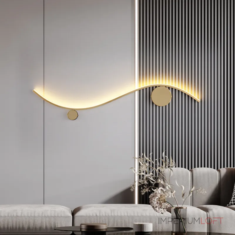 Настенный светильник TEMP L100 Black от ImperiumLoft