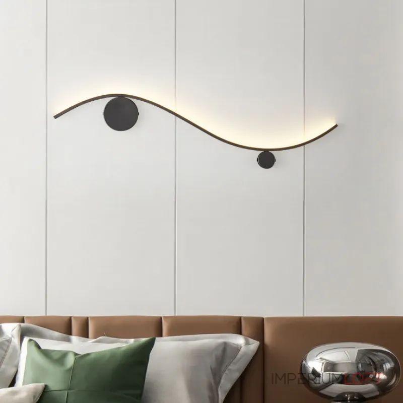 Настенный светильник TEMP L100 Black от ImperiumLoft