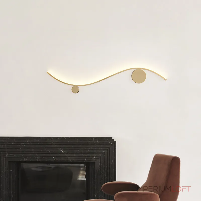 Настенный светильник TEMP L100 Black от ImperiumLoft