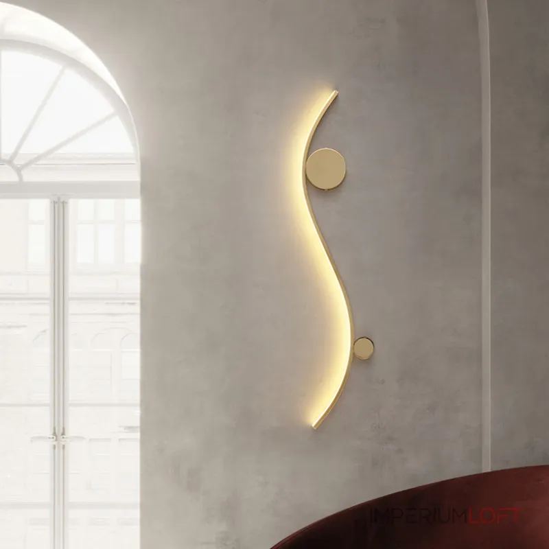 Настенный светильник TEMP L100 Black от ImperiumLoft