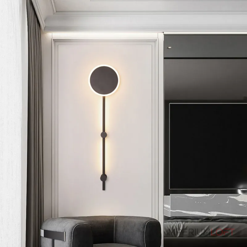 Настенный светильник MARA H100 Black Трехцветный свет от ImperiumLoft