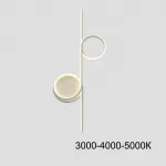 Настенный светильник DONATA B H60 White Трехцветный свет от ImperiumLoft