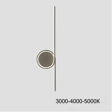 Настенный светильник DONATA A H60 Black Трехцветный свет