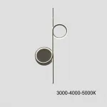 Настенный светильник DONATA B H60 Black Трехцветный свет от ImperiumLoft