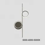 Настенный светильник DONATA B H80 Black Трехцветный свет от ImperiumLoft