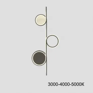 Настенный светильник DONATA С H60 Black Трехцветный свет