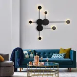 Бра Pin Wall Light 6 White от ImperiumLoft