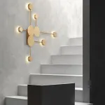 Бра Pin Wall Light 6 White от ImperiumLoft