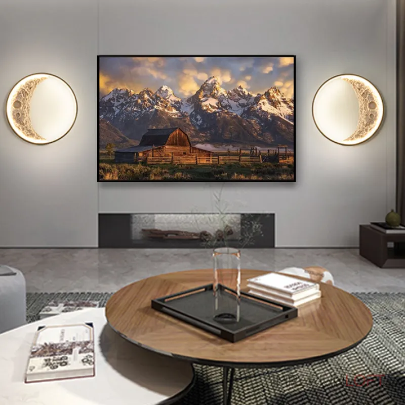 Настенный светильник COSMOS WANING Луна D60 Трехцветный свет от ImperiumLoft