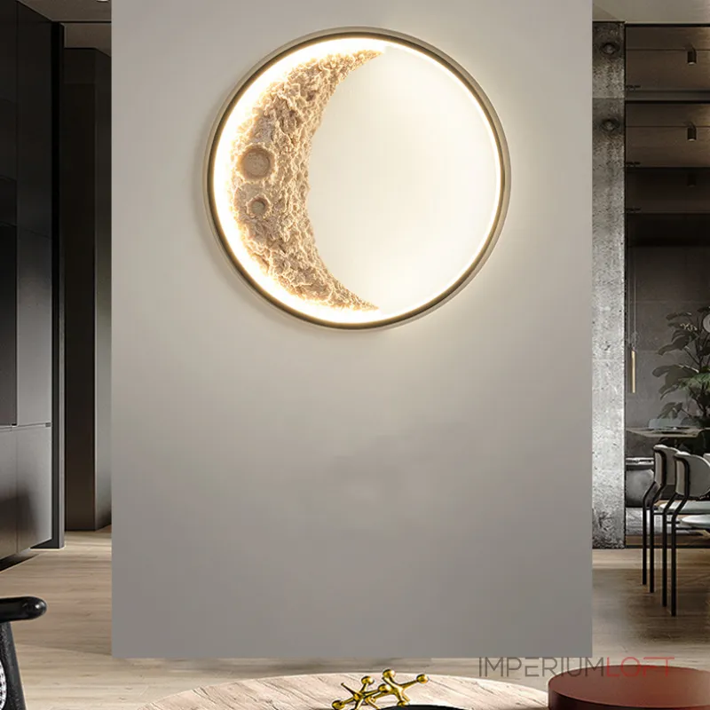 Настенный светильник COSMOS WANING Луна D60 Трехцветный свет от ImperiumLoft